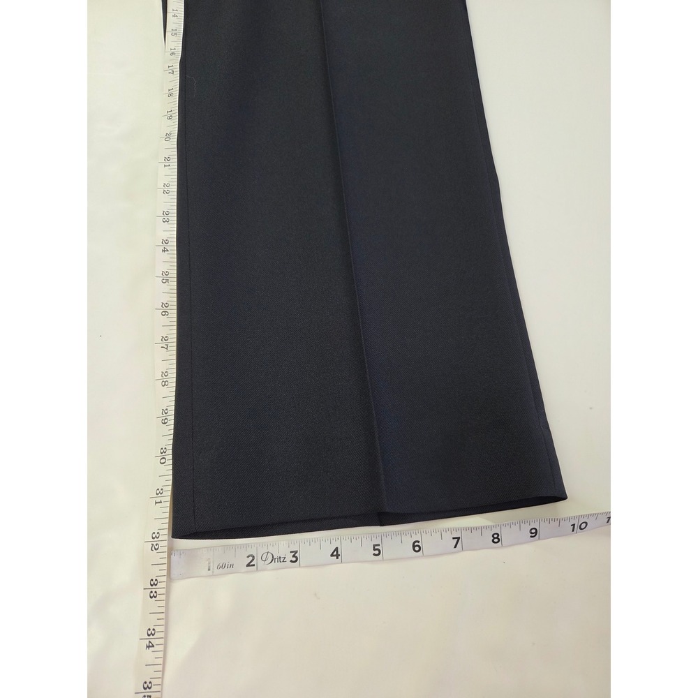 CM Gold Series Mens Navy Blue Dress Pants Flat Front 50x32 Big & Tall Polyester - Picture 4 of 11
